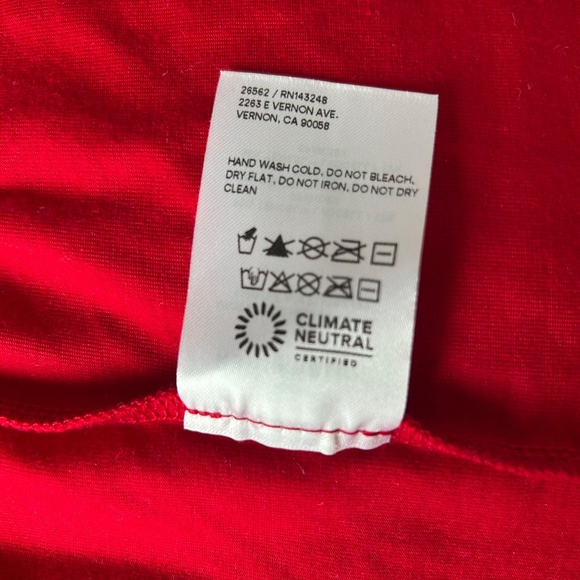 Worn once Reformation Kaila wrap dress in red - Picture 4 of 7